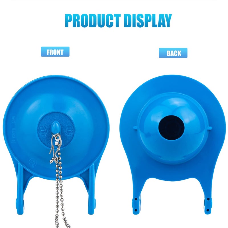 Ullnosoo Gerber Toilet Flapper Replacement 2 Pack 3 Inch For Gerber 99-788 With 2 Toilet Handle Chains Ullnosoo Rubber Water Saving Easy To Install - Image 3