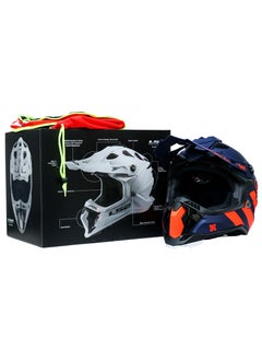 LS2 LS2 MX700 Subverter Evo Cargo Helmet Blue Orange Large Size  - Image 2