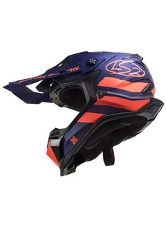 LS2 LS2 MX700 Subverter Evo Cargo Helmet Blue Orange Large Size  - Image 5