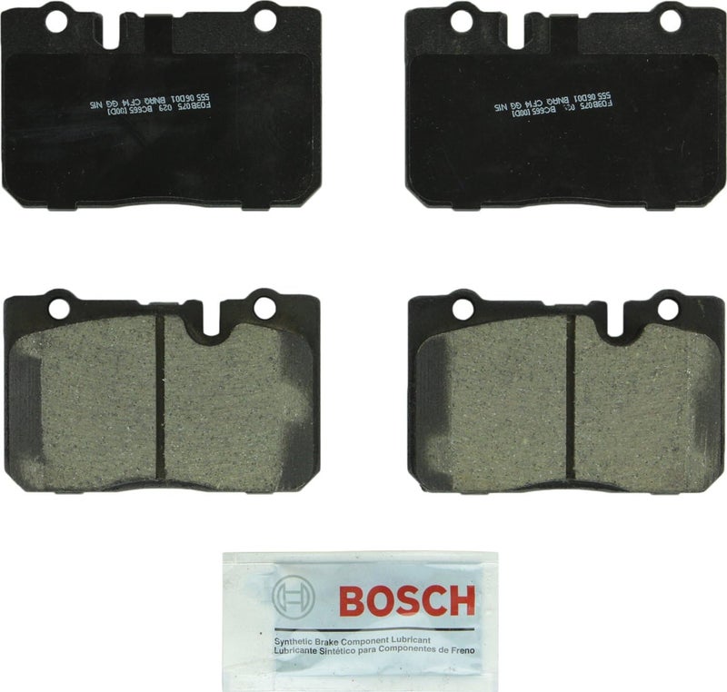 BOSCH BC665 QuietCast Premium Ceramic Disc Brake Pad Set for Lexus LS400 - Front