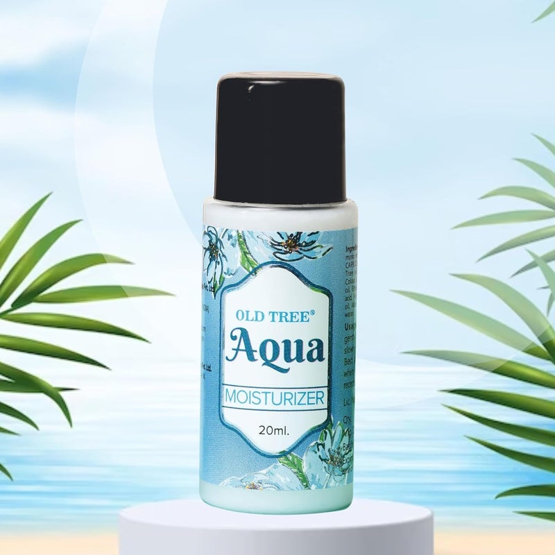 Old Tree Aqua Moisturizer Toiletries Kit 20ml Set of 100 Pcs Travel Size Aqua Moisturizer for Travelling Hotel Room Guest House Hotel Amenities and Accessories - Image 2
