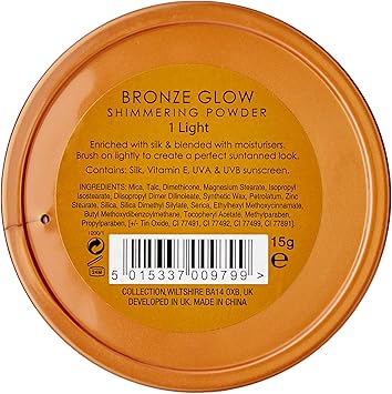 Collection Cosmetics Bronze Glow Highly Pigmented Bronzer 15g Shimmering Light Packaging may vary - Image 3