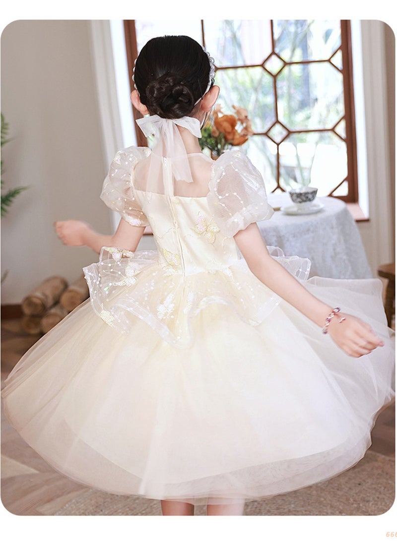 Dress children's piano performance dress princess dress costumes - Image 4