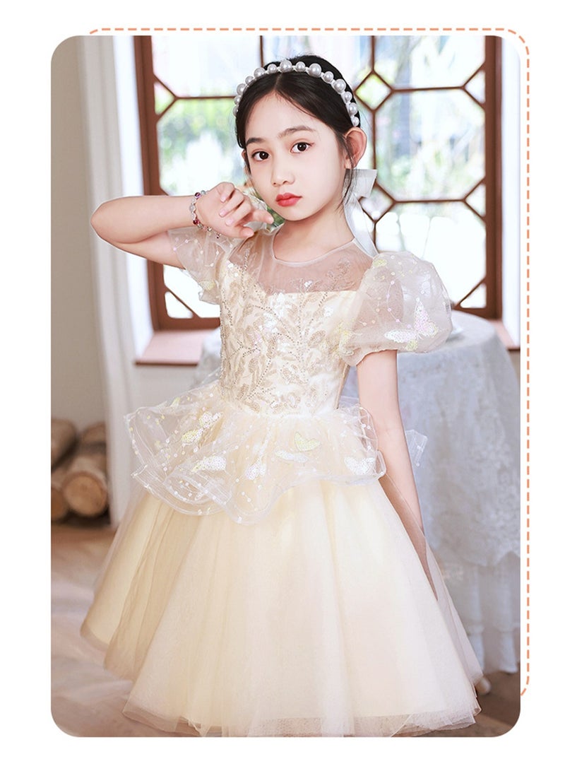 Dress children's piano performance dress princess dress costumes - Image 5
