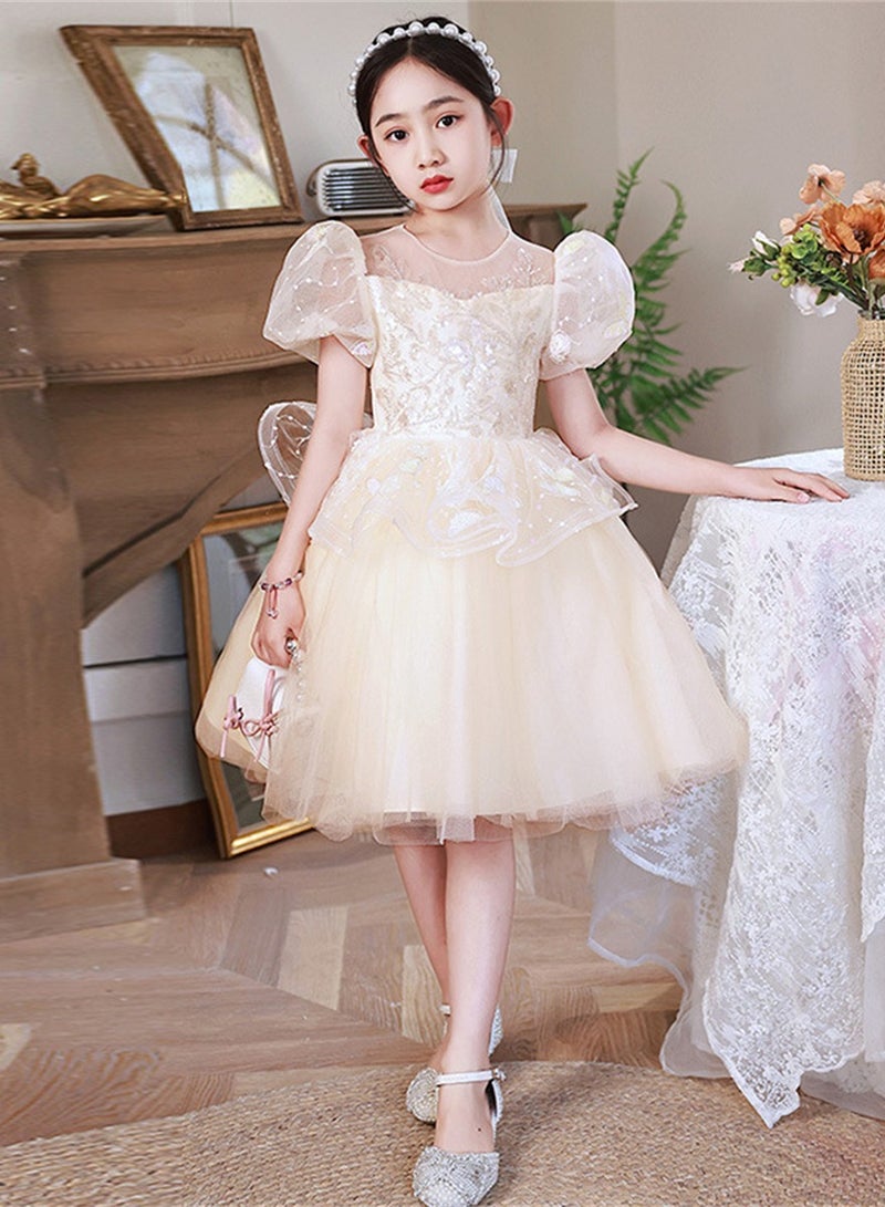 Dress children's piano performance dress princess dress costumes - Image 3