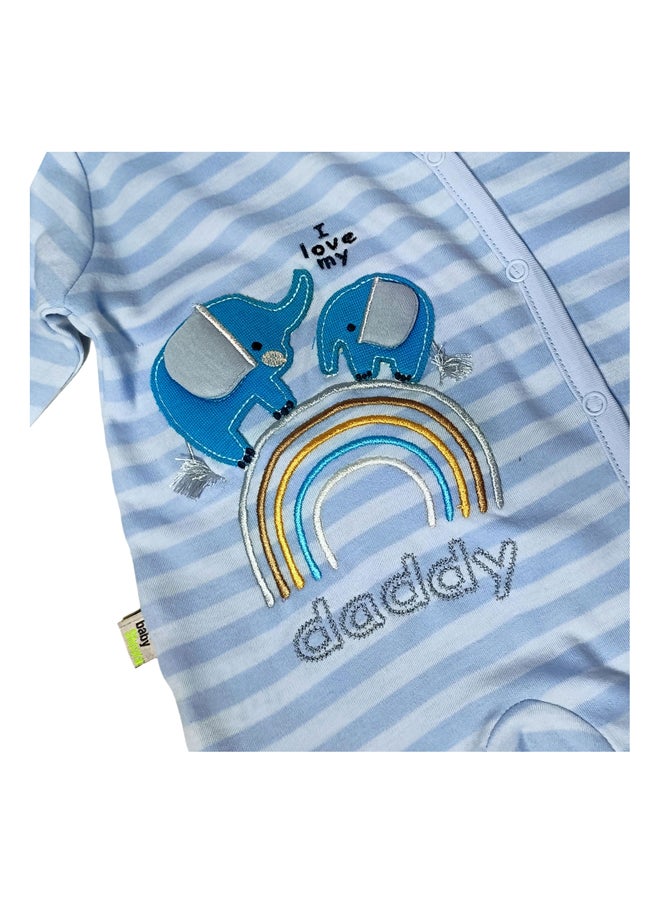 BabyShoora - Baby Footed Jumpsuit with macthing icecap - Image 1