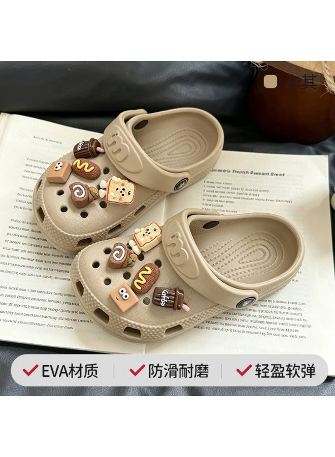 Children's Slippers, Baby Clogs, Boys' Summer Sandals, Girls' Slippers, Parent-child Non-slip Beach Shoes, Indoor And Outdoor Sandals