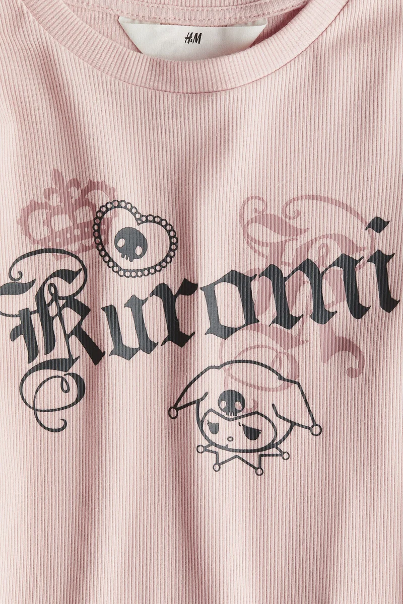 H&M Print-Motif Jersey Top