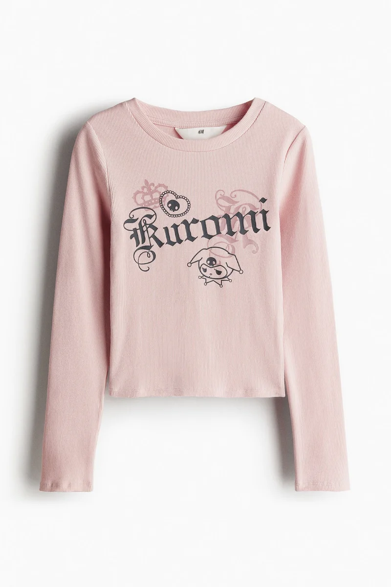 H&M Print-Motif Jersey Top