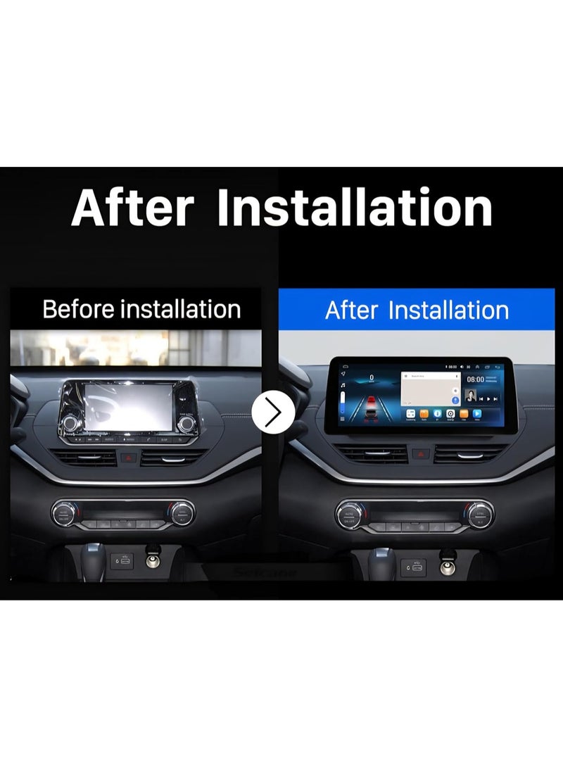 فيريكس شاشة أندرويد 12.3 بوصة لسيارة نيسان ألتيما 2019-2023 تدعم Apple CarPlay و Android Auto اللاسلكي، نظام ملاحة GPS، واي فاي، DSP، بلوتوث، راديو FM، كاميرا خلفية AHD، ذاكرة RAM 4GB، واجهة سريعة - Image 3