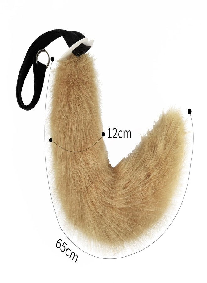 JUNBOON Dog Ear Headband Furry Long Fox Tail Set Anime Party Cosplay Dress up Costume - Image 4
