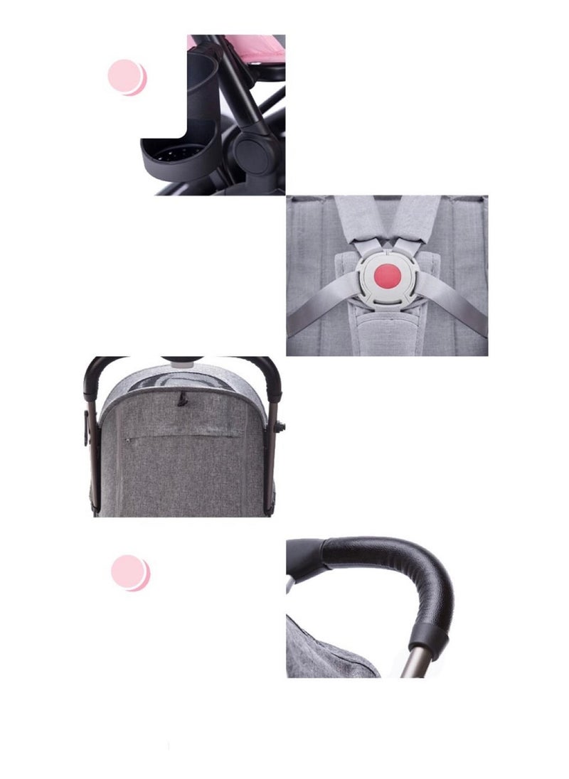 Pikkaboo - Pikkaboo Youbi Toddler German Travel System with New Born Attachment - Grey - Image 1