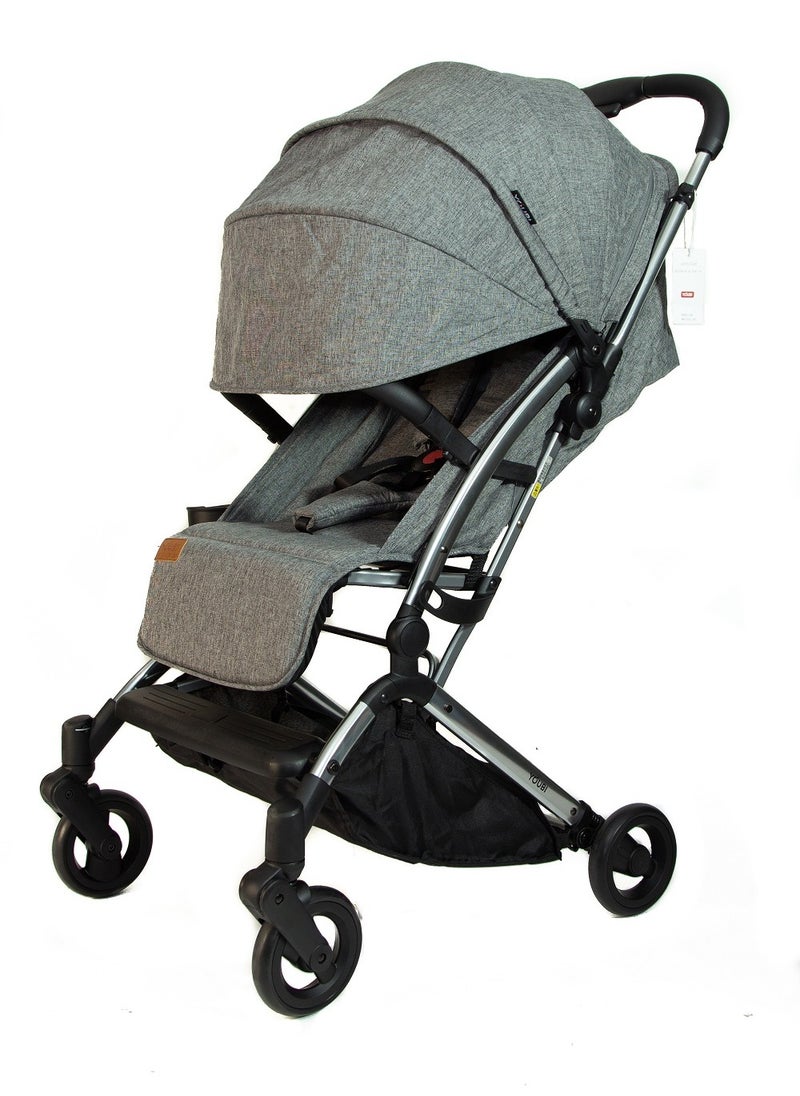 Pikkaboo - Pikkaboo Youbi Toddler German Travel System with New Born Attachment - Grey - Image 1