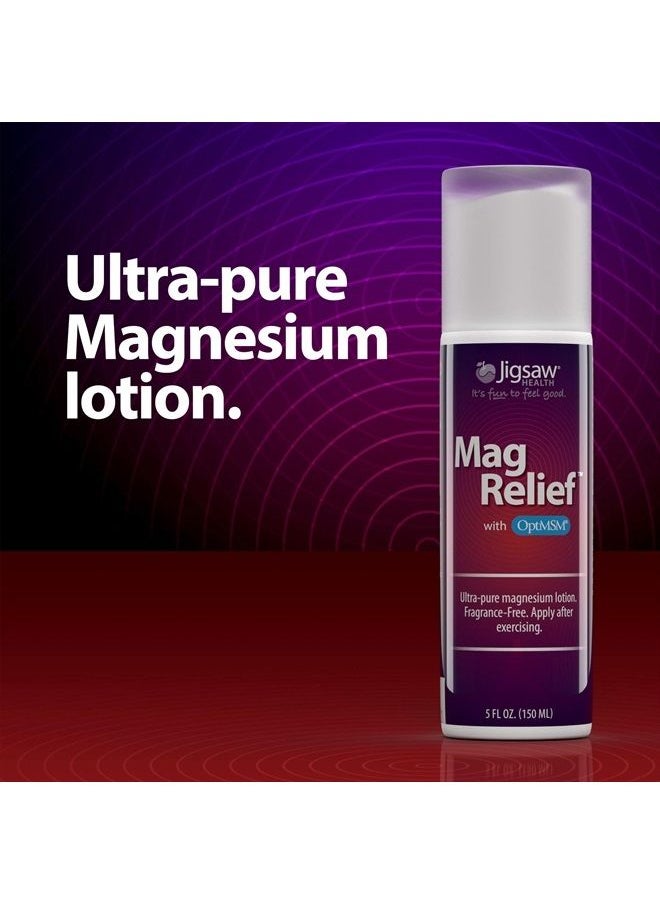 Jigsaw Health MagRelief Magnesium Lotion, 5 Ounces  - Image 2