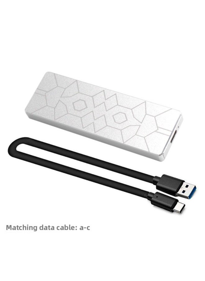 Type-C 3.1 Gen2 M.2 Nvme/Ngff Dual Protocol Mobile Hard Disk Box Notebook SSD Solid State Box-Color:M.2 NVME Single Protocol  - Image 1