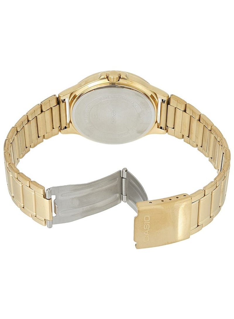 Casio Men's White Dial Stainless Steel Band Watch - MTP-V300G-7AUDF - Image 2