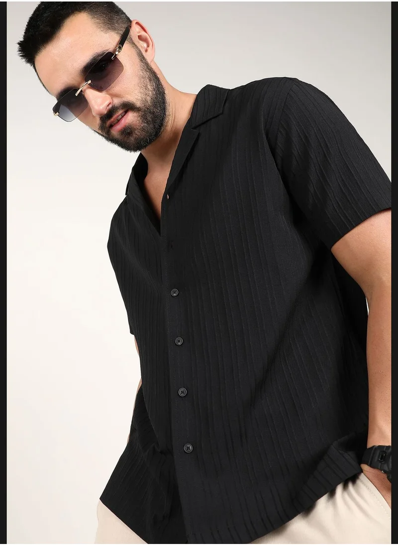 Campus Sutra Button Down Regular Shirt