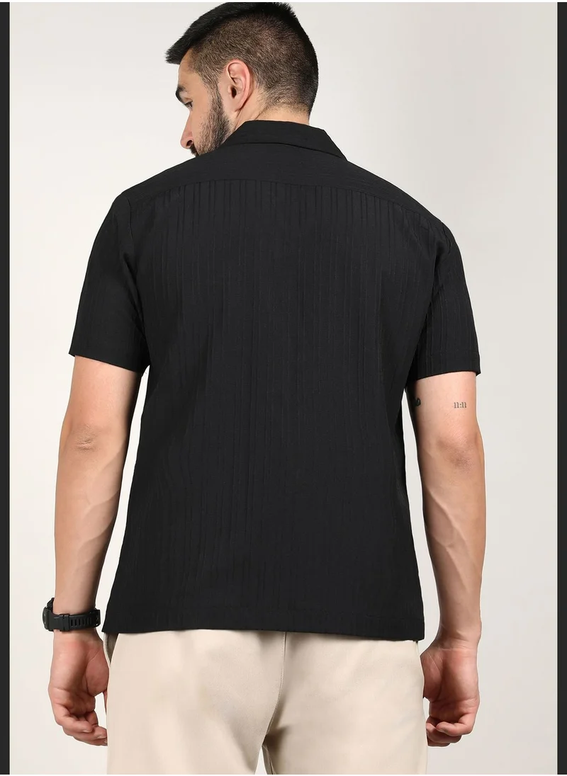 Campus Sutra Button Down Regular Shirt