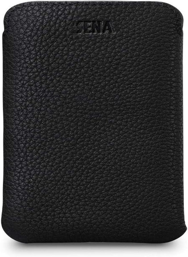 Sena UltraSlim Classic, Leather Sleeve Case Compatible with (Black, iPhone SE 3rd / 2nd / 8/7) - Image 2