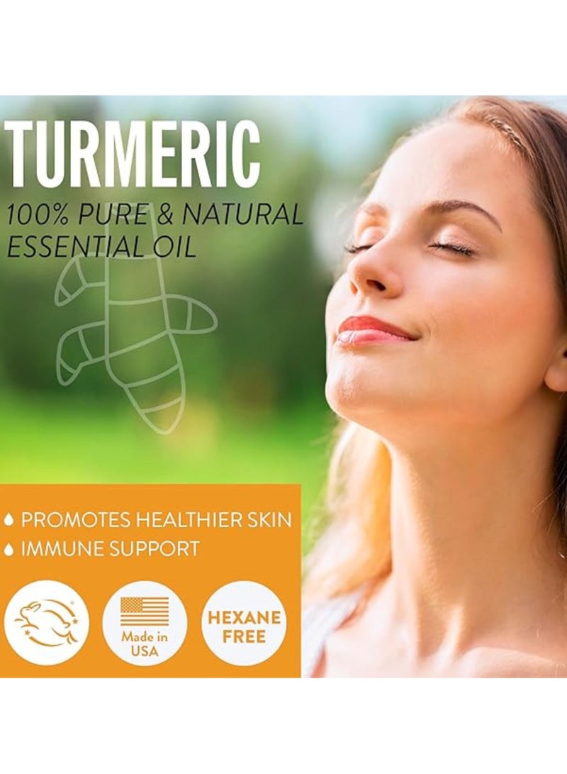 Veet 1000ML Turmeric Oil Super Whitening Body Oil, Essential Pure Oil for Skin Massage, Clear Knuckles, Dark Armpit, Thighs, Black Spots, Anti Dark Pot and Anti-aging Pure Body Diffuser Bikini Area - Image 2