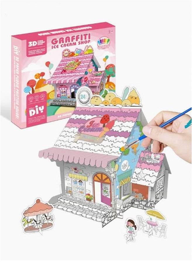 Kutis لعبة منزل تلوين خفيفة الوزن للأطفال، إبداعية ومبتكرة - Image 1