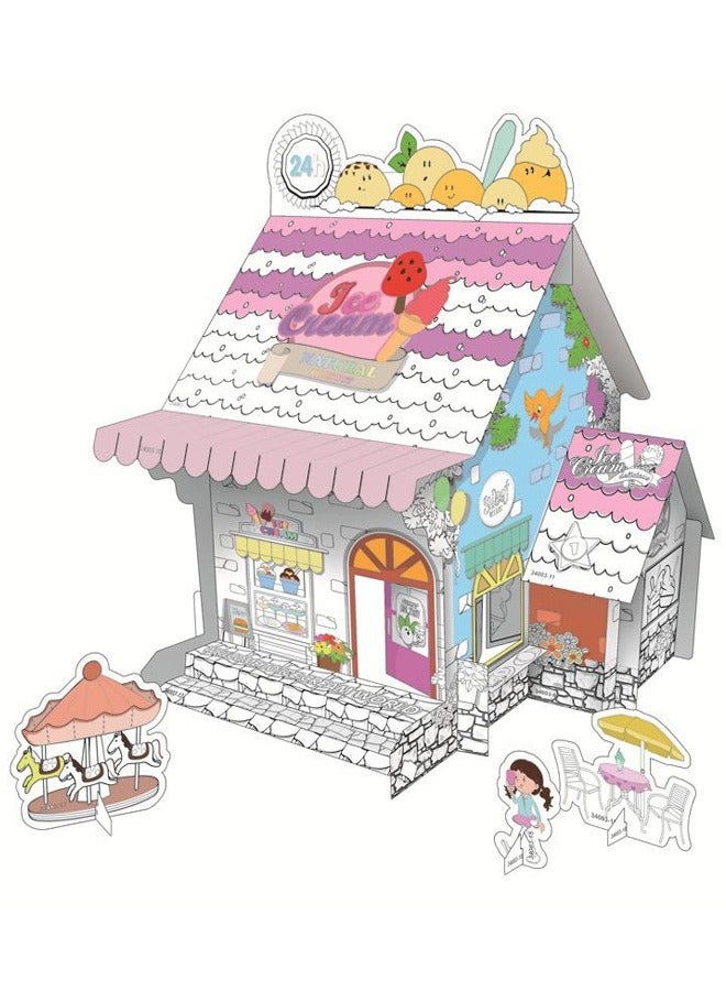 Kutis لعبة منزل تلوين خفيفة الوزن للأطفال، إبداعية ومبتكرة - Image 5