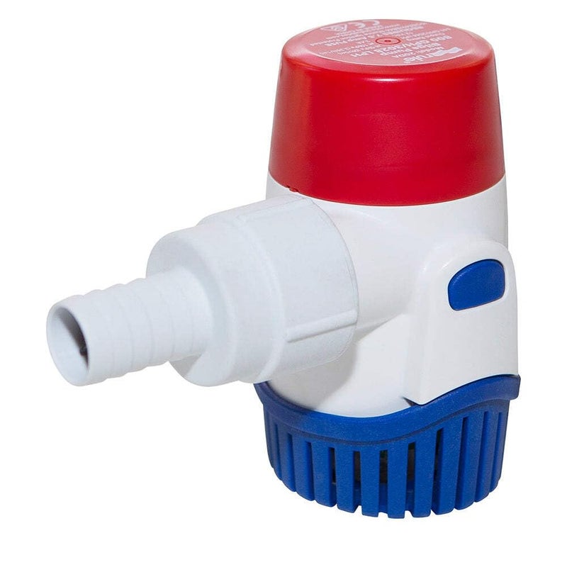 Rule Standard Bilge Pump 20DA24Not Automatic Submersible Marine Bilge Pump for Boats with Thermal CutOff Check Valve Low Amperage 34 Threaded Ports Ideal Boat Accessories 800 GPH 24V