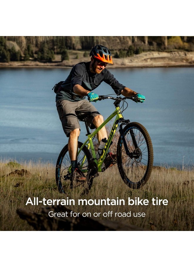SCHWINN - Replacement Bike Tire, 26" X 1.95" All-Terrain Mountain Bike Tire, Wide & Blocky Knobs, Puncture Guard, Fits Internal Rim Widths 19Mm-29Mm, Psi Range 40 To 65 - Image 1