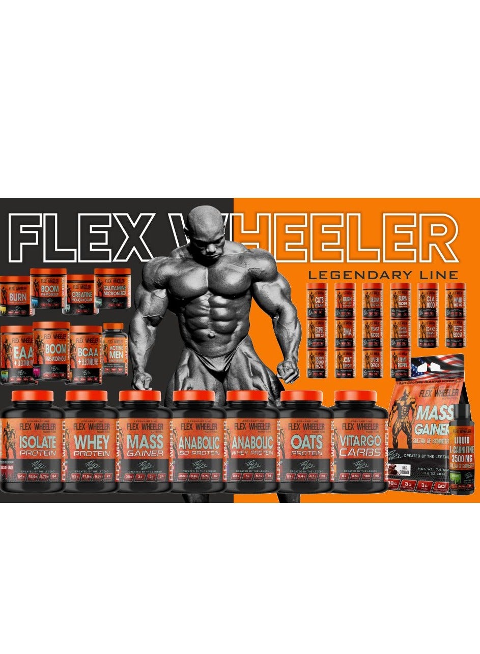 Flex Wheeler 100% Premium Whey Protein - Chocolate, 2.27Kg (81 Servings)