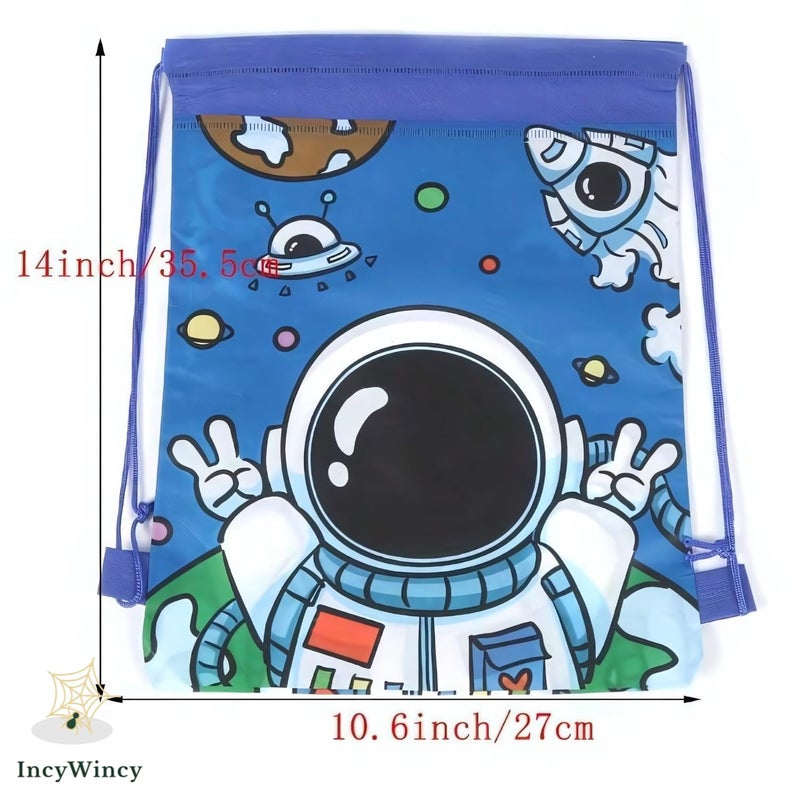 Generic IncyWincy 12 Pieces Dori Haversack Shoulder Non Woven Goody Bags for Kids Boys Girls Ideal for Birthday Return Gifts Picnic Tuition DayOut Pack of 12  - Image 2