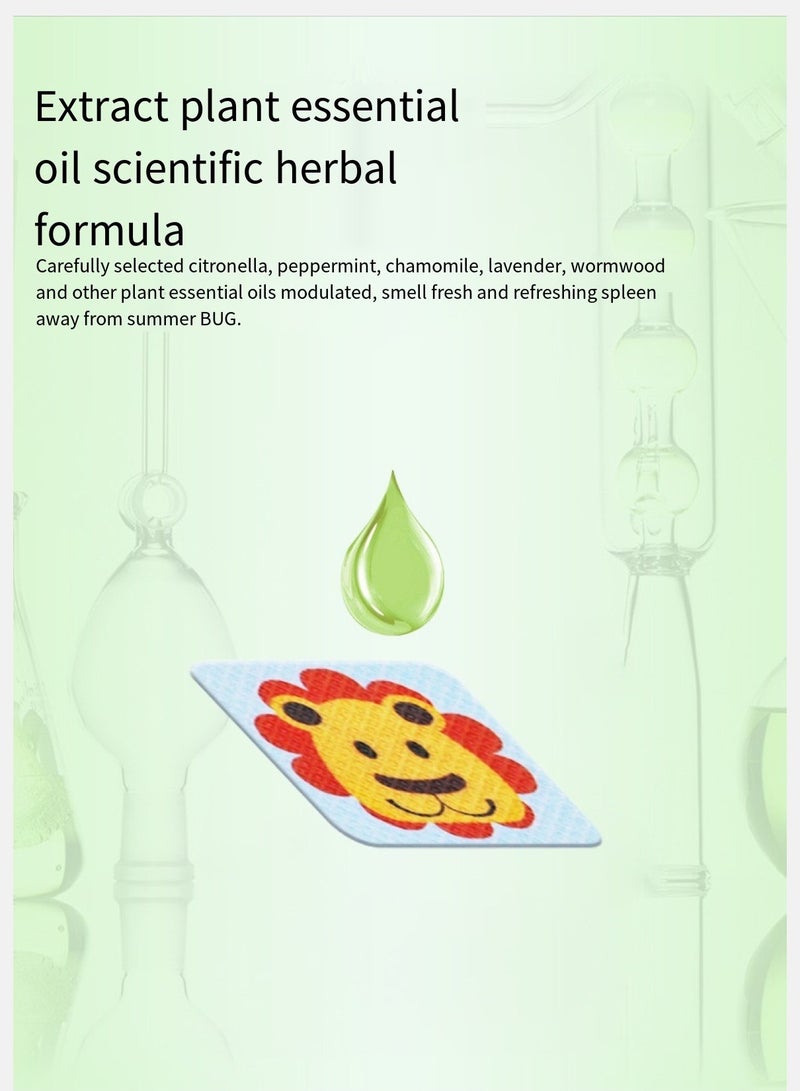 72 Piece Mosquito Repellent Sticker Natural Pure Essential Oil Insect Repellent Patches Anti Mosquito Patches - Image 3