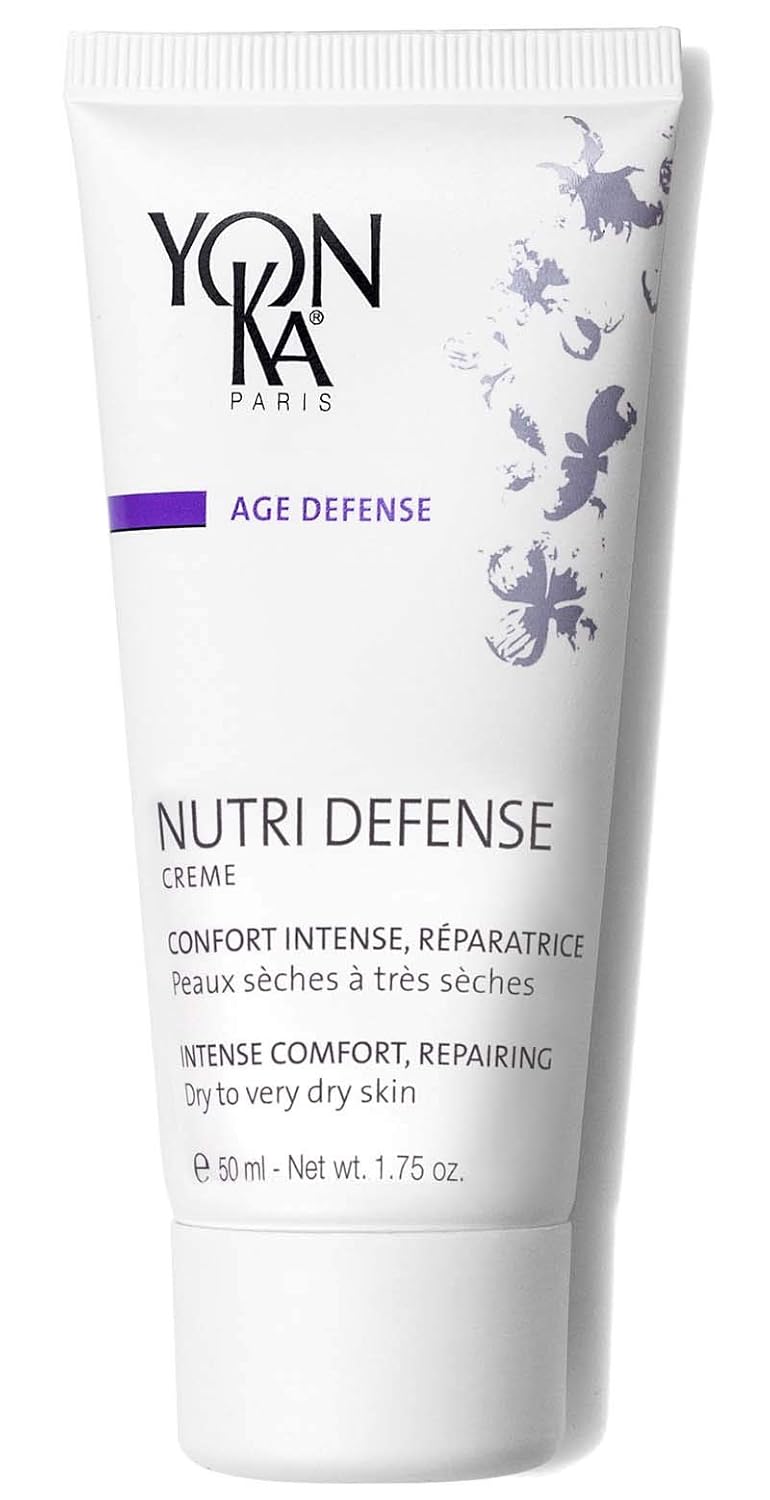 Yonka YonKa NutriDefense Creme 50ml Nourishing Dry Skin Facial Moisturizer Rich Shea Butter Treatment Cream with Prebiotics and Probiotics Dry and Sensitive Skin ParabenFree