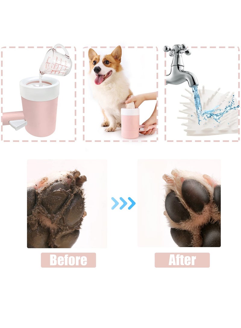 KASTWAVE Dog Paw Cleaner, Portable Paw Washing Cup for Dogs and Cats 360° Rotating Automatic Foot Wash for Cats and Dogs Puppy Foot Cleaner Cup for Dogs Pet Gift for Dog Owners - Image 4