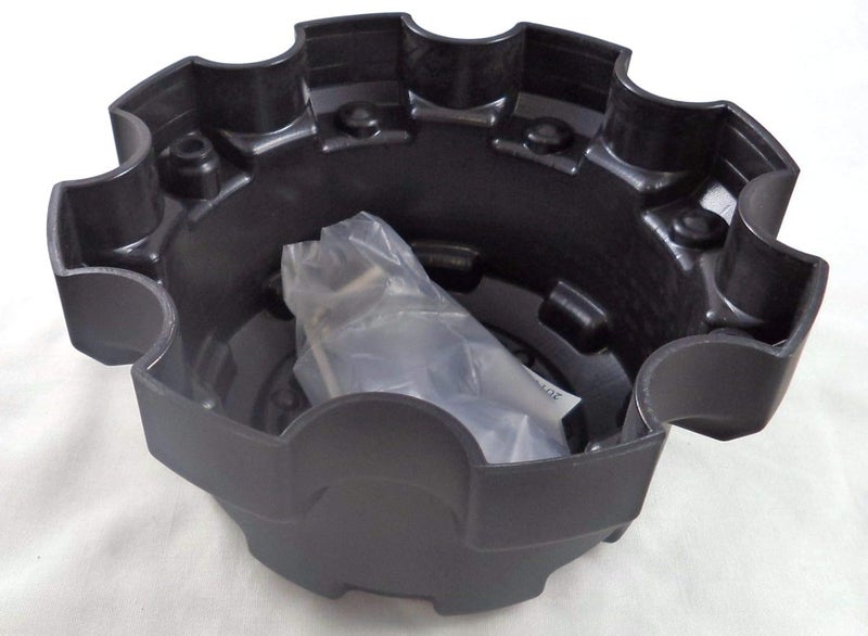 Ultra Motorsports 8 Lug Matte Black Wheel Center Cap - Part Number 89-9880B - Image 2