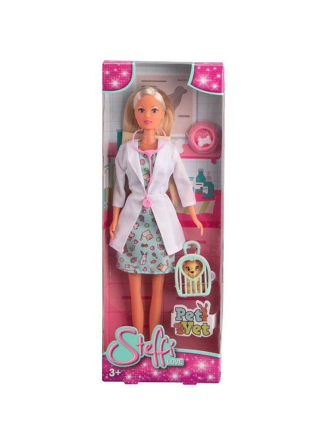 Simba Steffi Love Vet Pet Doll Playset - Image 1