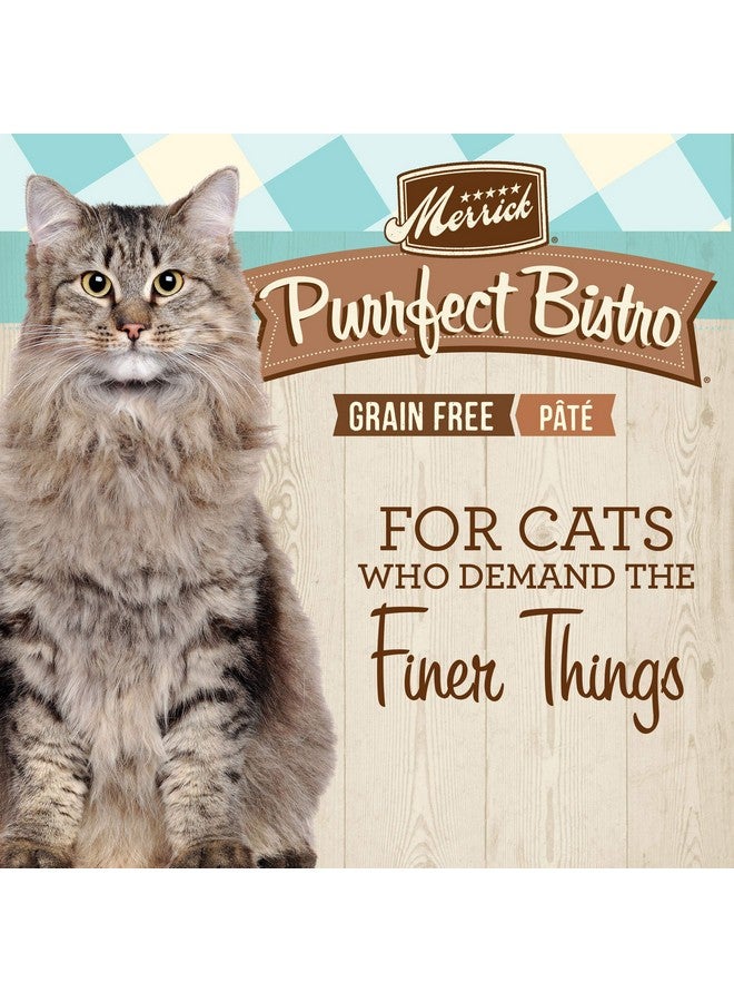 ميريك طعام القطط البالغة الرطب من ميريك بورفيكت بيسترو، خالي من الحبوب، معلب ناعم فاخر، غني بالبروتين، وصفة سمك السلمون - (عبوة من ٢٤ علبة) ٣ أونصات - Image 3