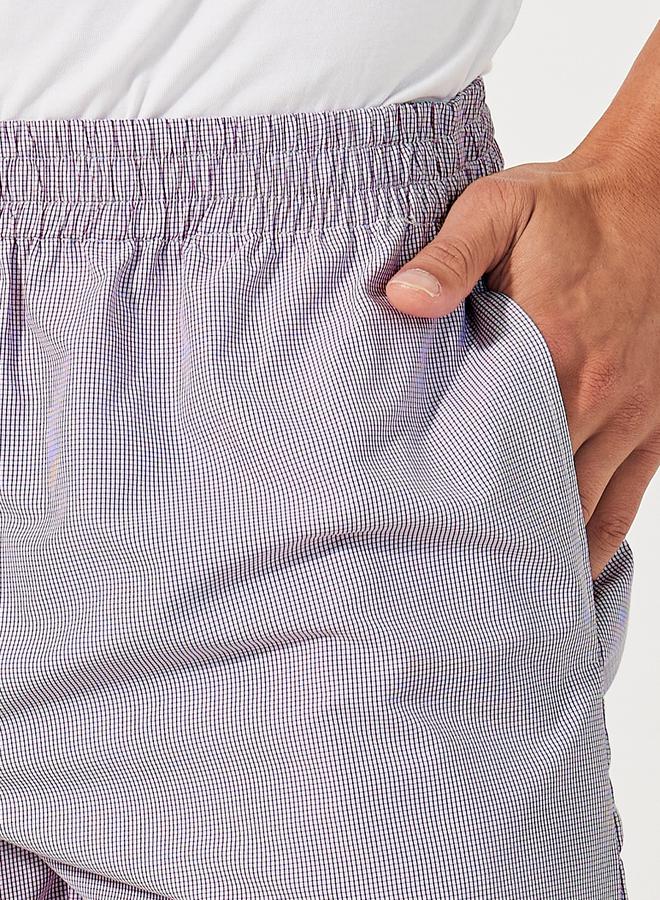 ستايلي مجموعة من 2 بوكسر منسوج بطبعة مربعات - Image 4