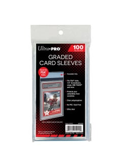 Ultra Pro - Psa Graded Card Slab Resealable Sleeves (100 Ct.) - Ultimate Collectible Sports Cards Protection, Trading Cards, & Graded Cards, Keep Valuable Card Slabs Clean & Safe Against Scratches  - Image 3