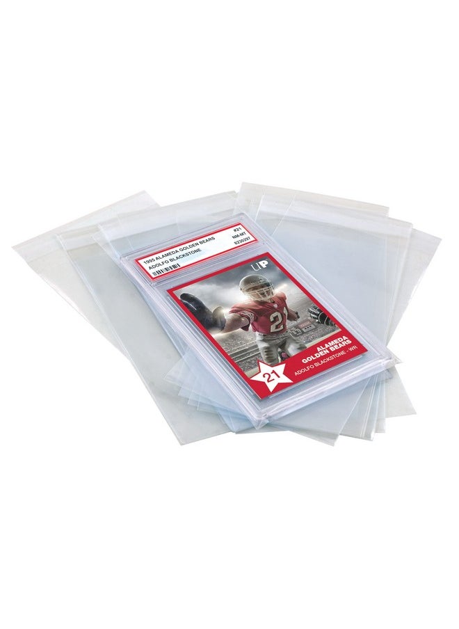 Ultra Pro - - Psa Graded Card Slab Resealable Sleeves (100 Ct.) - Ultimate Collectible Sports Cards Protection, Trading Cards, & Graded Cards, Keep Valuable Card Slabs Clean & Safe Against Scratches - Image 1