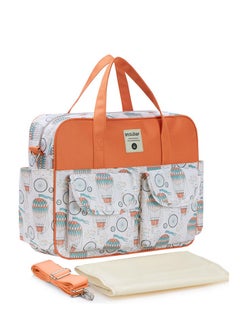 Orange/White