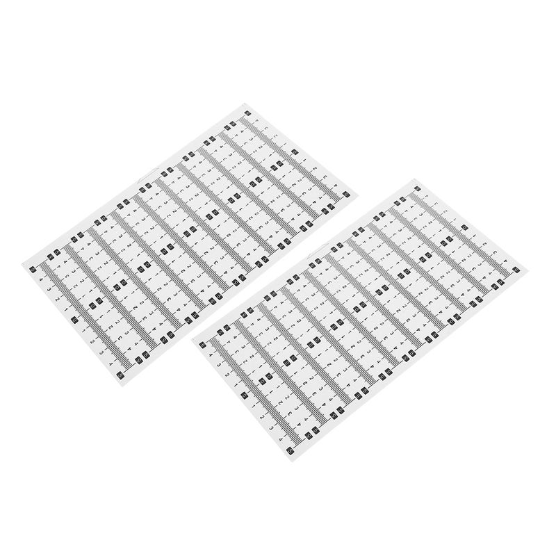 4 Sets Measure Tape with Adhesive Backing Self Adhesive Sticky Measuring Tape Workbench Ruler for Woodworking Drafting Table - Image 3