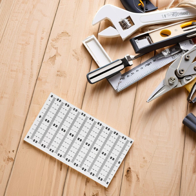 4 Sets Measure Tape with Adhesive Backing Self Adhesive Sticky Measuring Tape Workbench Ruler for Woodworking Drafting Table - Image 5