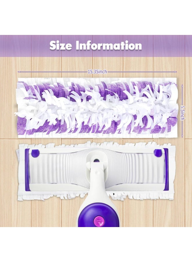 سيوسي 6 عبوات من مناديل Swiffer Power Mop – عبوات قابلة للتصرف لتنظيف الأرضيات بالماء لـ Swiffer Power Mop، مناديل فائقة الامتصاص لتنظيف الأرضيات، متوافقة مع طرازات Swiffer WetJet و Power Mop - Image 3