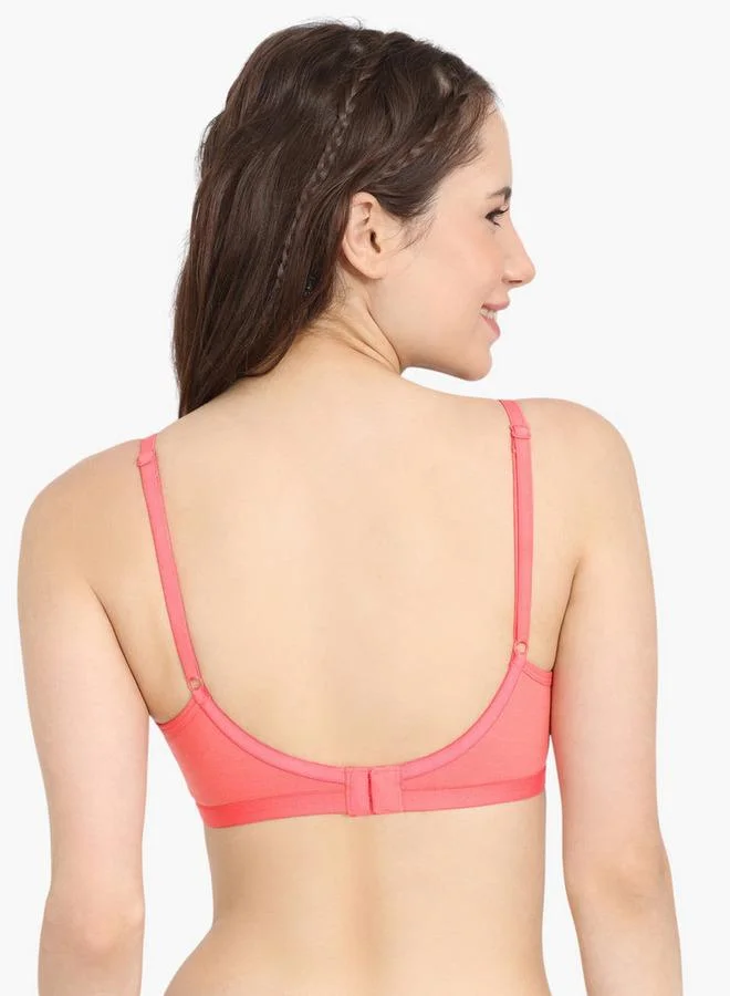 zivame Zivame Non-Padded Bra with Hook and Eye Closure