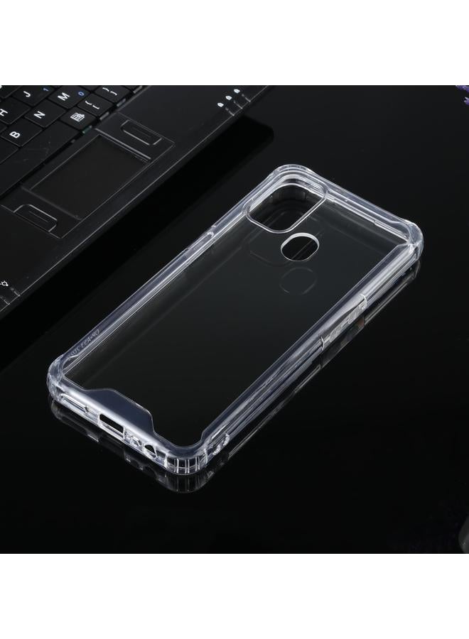 S-TOP Case For OPPO A53 / A32 Four-corner Shockproof Transparent TPU + PC Protective Case - Image 2