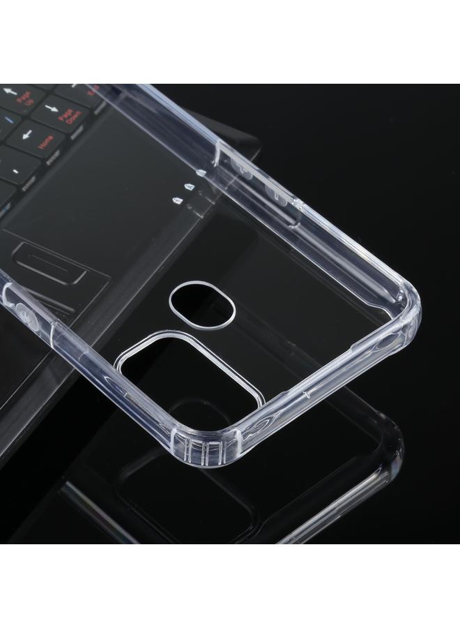 S-TOP Case For OPPO A53 / A32 Four-corner Shockproof Transparent TPU + PC Protective Case - Image 5