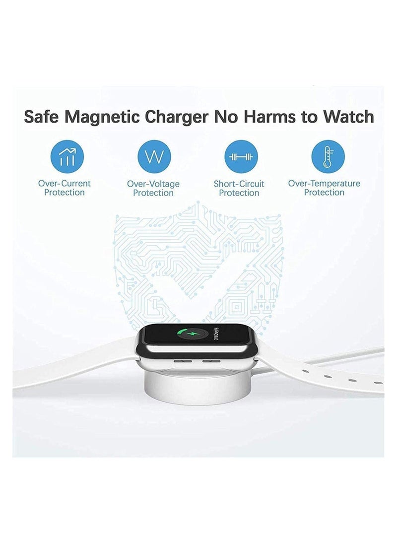 iWatch Charger Wireless Smart Watch Magnetic Charging Cable, [MFi Certified] Wireless Charging Pad Cord For Apple Watch Series 6/SE/5/4/3/2/1 - Image 2