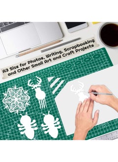 Generic Self Healing Sewing Mat, 12inch x 18inch Rotary Cutting Mat Double Sided 5-Ply Craft Cutting Board for Sewing Crafts Hobby Fabric Precision Scrapbooking Project  - Image 3
