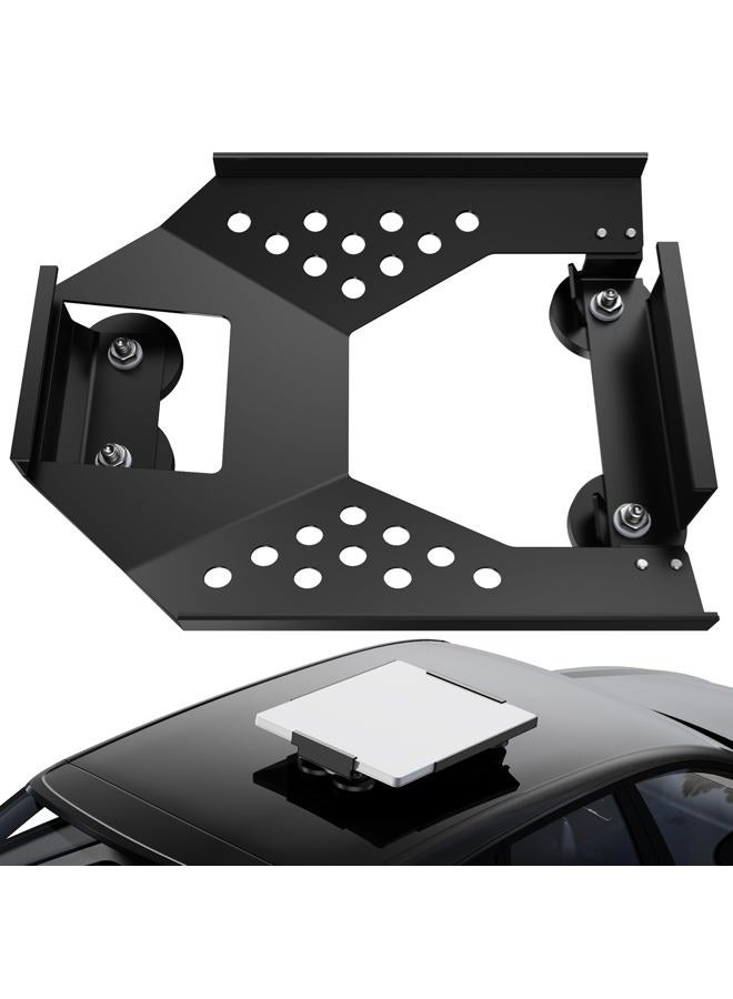 TAILBB for Starlink Mini Mount, Magnetic Starlink Mini Car Mount Base Suction Cup Accessories Truck RV Flat Rack Roof Sunroof Kit Boat V4，for Camping, High-Speed & Extreme Conditions (Black) - Image 1