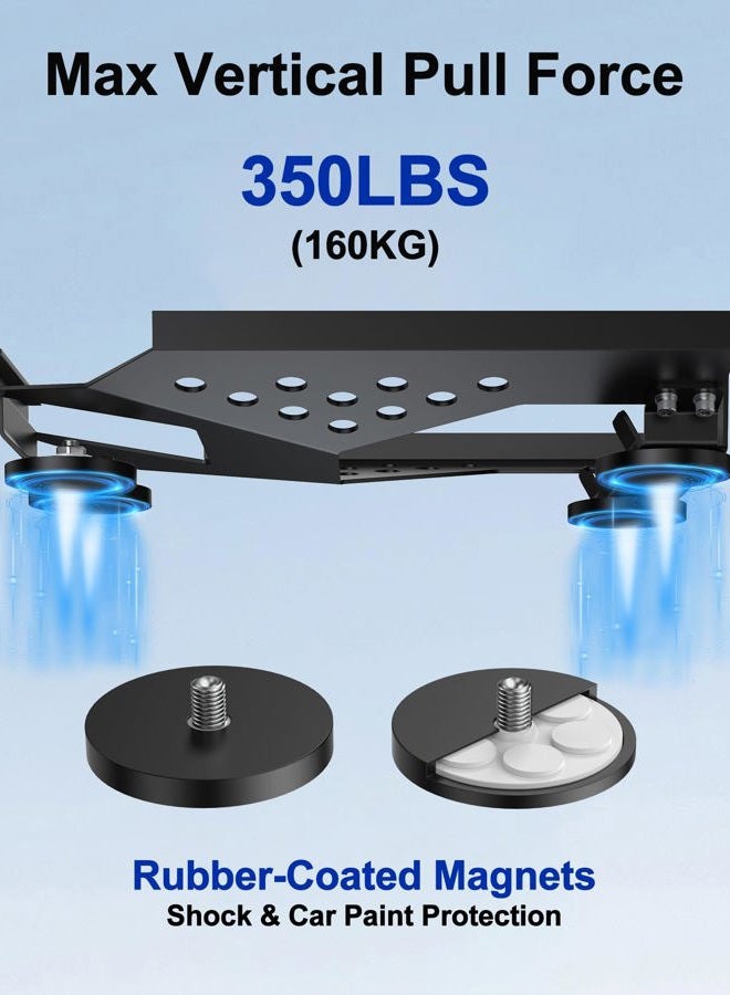 TAILBB for Starlink Mini Mount, Magnetic Starlink Mini Car Mount Base Suction Cup Accessories Truck RV Flat Rack Roof Sunroof Kit Boat V4，for Camping, High-Speed & Extreme Conditions (Black) - Image 3